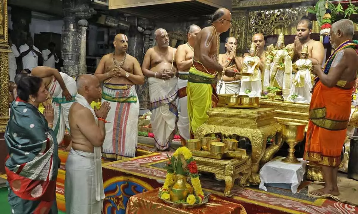 Pavitrotsavam: Snapana Tirumanjanam held at Tirumala
