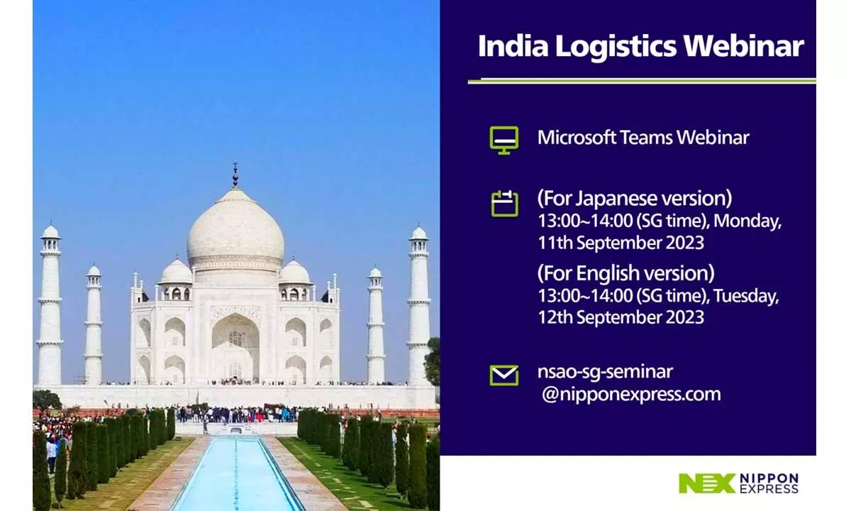 India Logistics Webinar to Be Hosted by Nippon Express