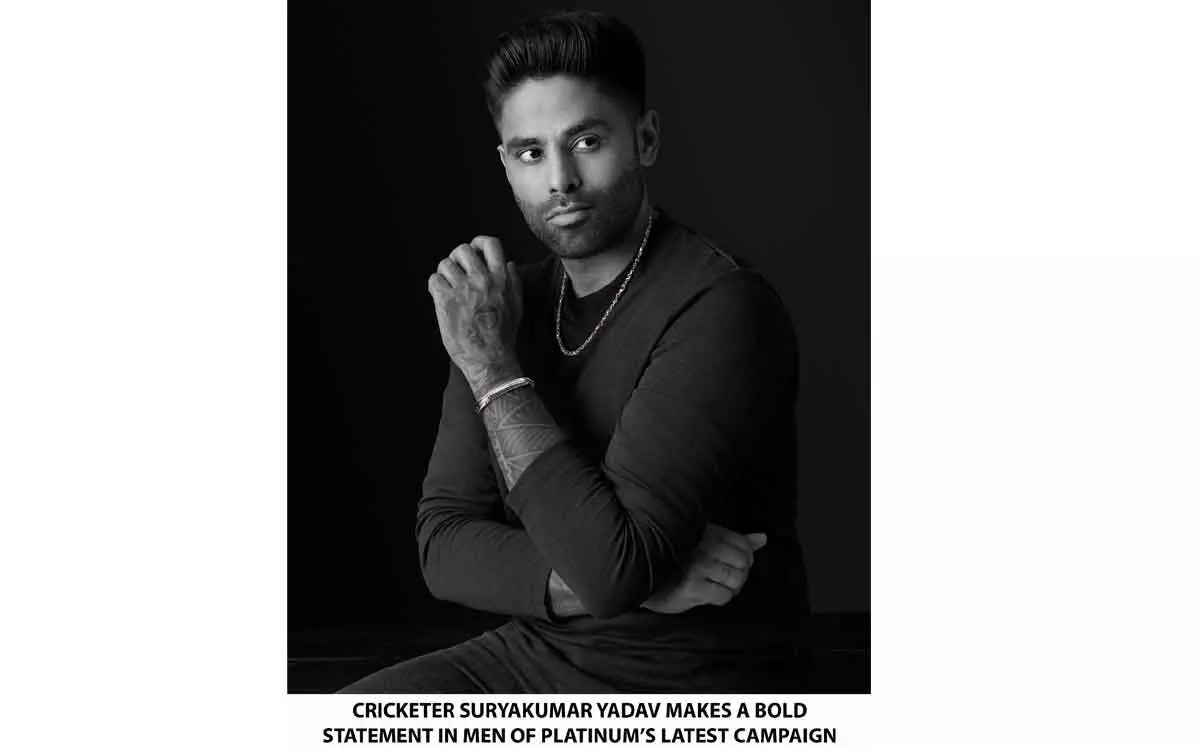 Cricketer Suryakumar Yadav Makes A Bold Statement In Men Of Platinum’s Latest Campaign