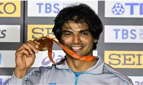 Nadda congratulates Neeraj Chopra for winning gold at World Athletics Championships