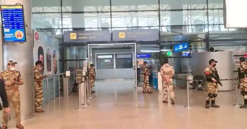 Hoax bomb threat creates a tense moment at Shamshabad Airport