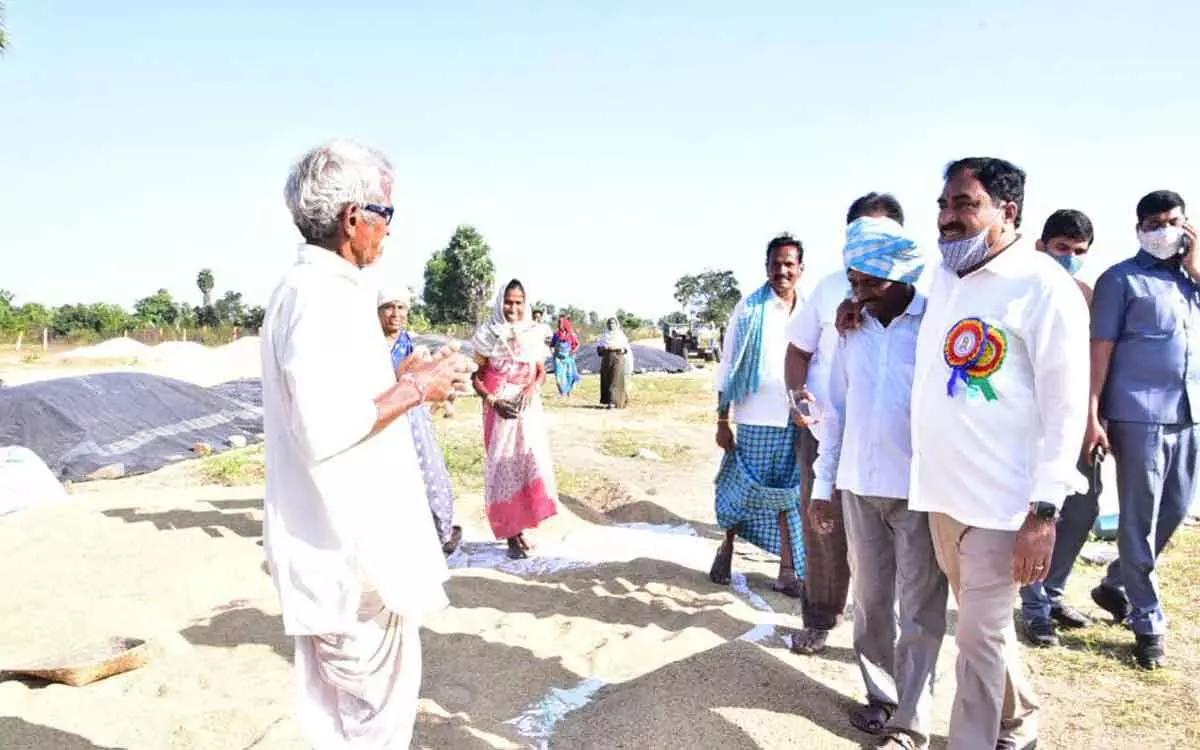 Errabelli Dayakar Rao lays foundation stone for Palm Oil Factory in Thorrur