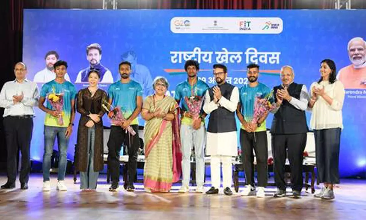 Sports Minister Anurag Thakur launches several digital initiatives on National Sports Day