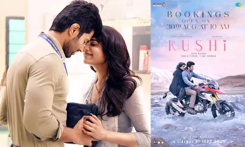 ‘Kushi’ advance bookings: Makers reveals official date and time ‘Kushi’ advance bookings: Makers reveals official date and time