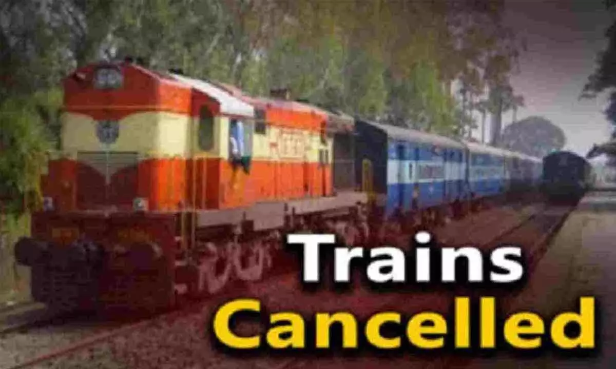 Several trains cancelled through Vijayawada division amid works in