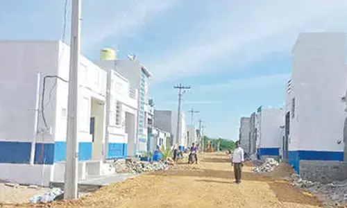 A view of housing colony at Sajjaladinne in Tadipatri constituency in Anantapur district