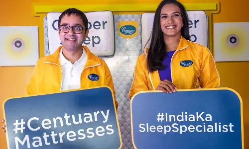 Centuary Mattress onboards PV Sindhu