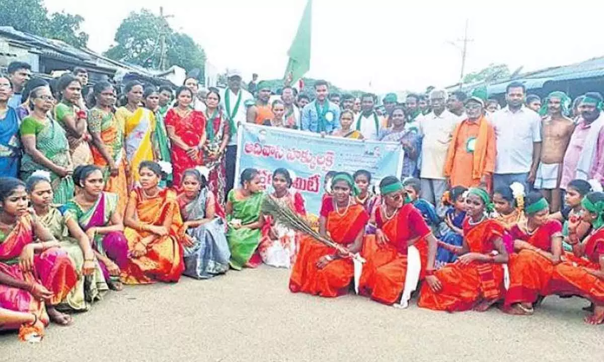 Rampachodavaram: Demand to drop cases against tribals