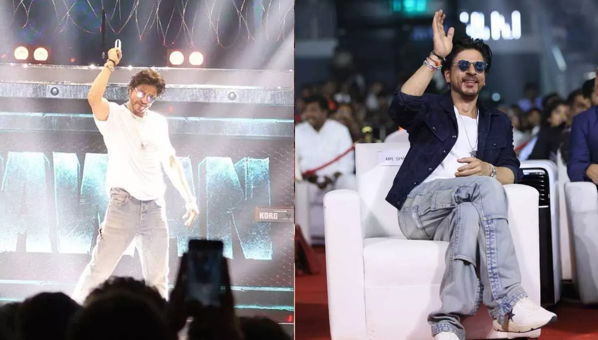 Shah Rukh Khan Is The King of Cool; Keeps His Look Super Casual For Jawan’s Pre Release Event