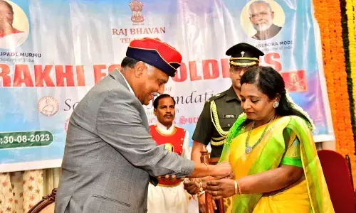 Hyderabad: Raksha Bandhan celebrations held grandly at Raj Bhavan