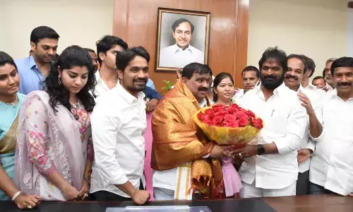 Patnam Mahender Reddy assumes office as Minister
