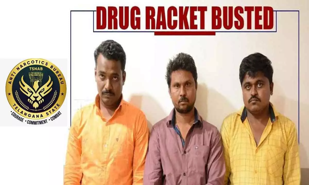 Hyderabad: TSNAB nabs three persons in drug case