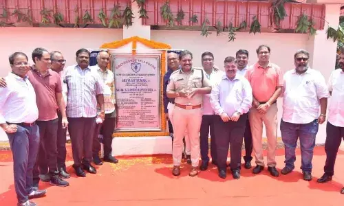 Greyhounds and Octopus officials inaugurate new classrooms at Vagdevi school