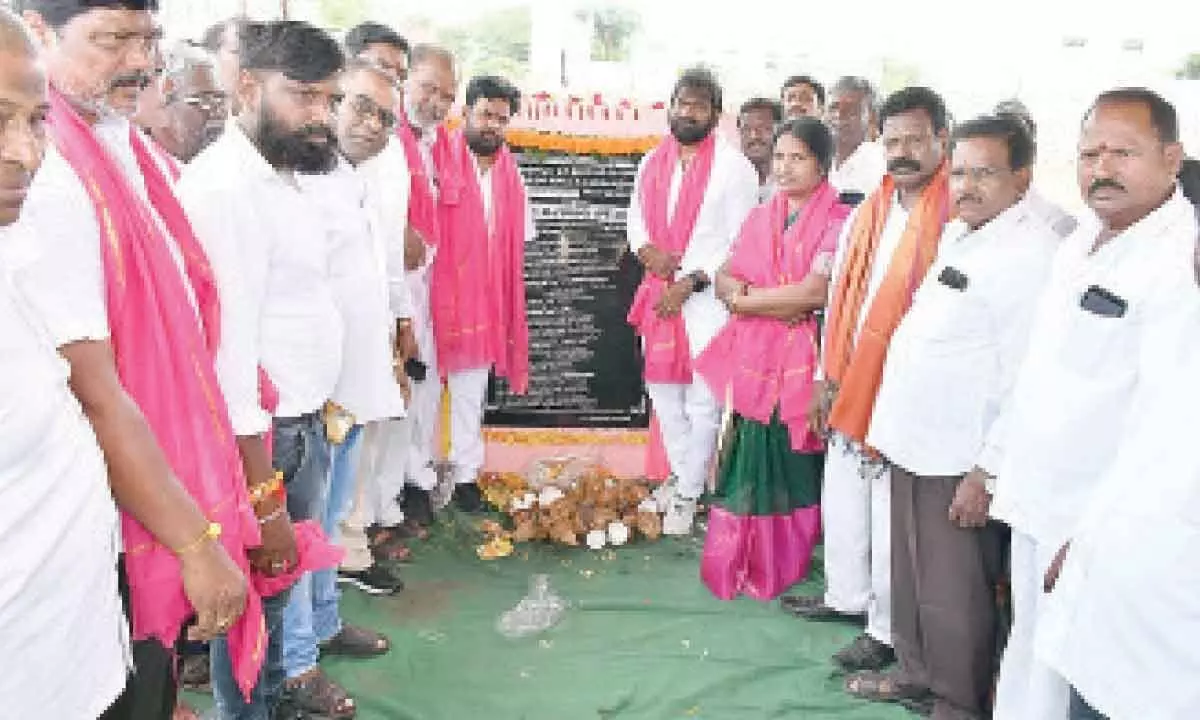 Mahbubnagar: Foundation laid for Medari Sangham community Hall
