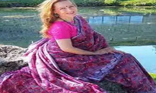 German actress Suzanne Bernert explores Hyderabad’s temples