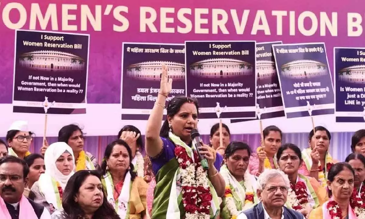 Kavitha asks parties to support Womens Reservation Bill