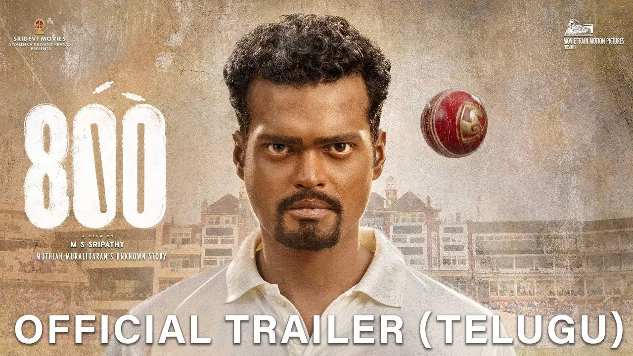 ‘800’ trailer: Shows the never-die attitude and hard work of Muralidharan