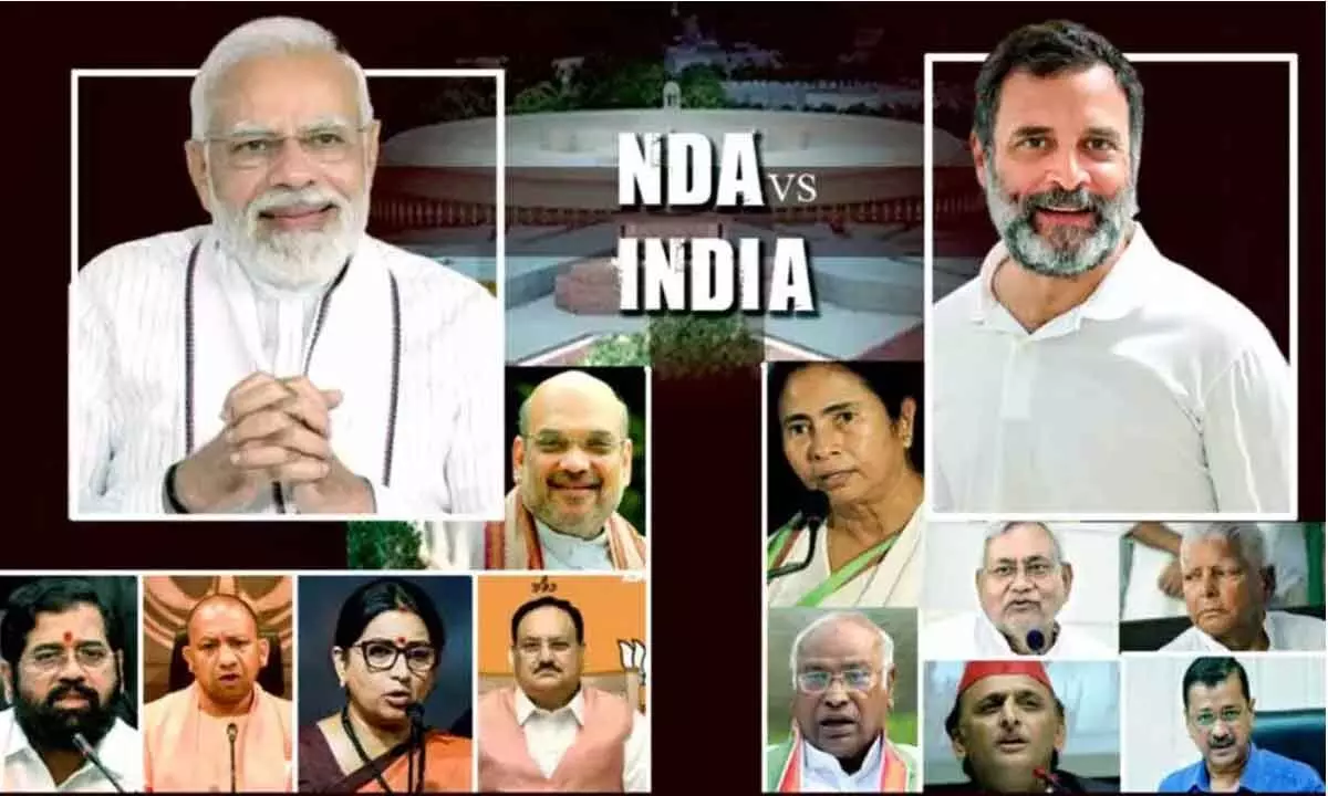 Modi’s Bharat  vs Team I.N.D.I.A.
