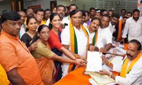 Dhan Pal seeks to BJP ticket as Nizamabad urban candidate