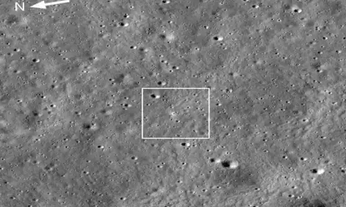 Vikram landed 600 km from south pole: NASA