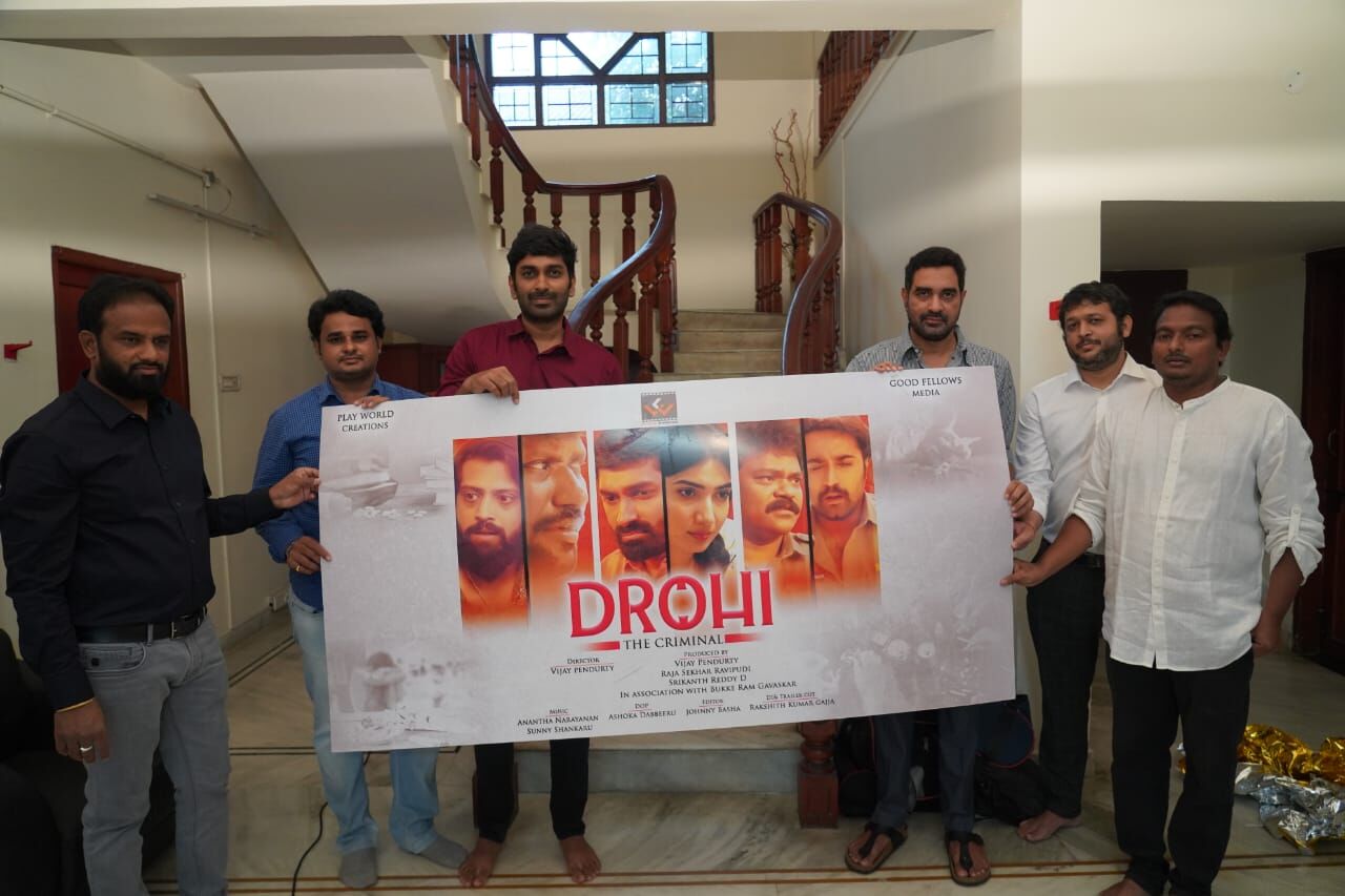 Director Krish launches the title and poster of ‘Drohi’