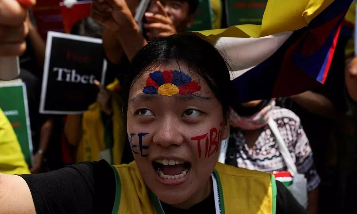 Tibetans protest against Chinese participation in G20