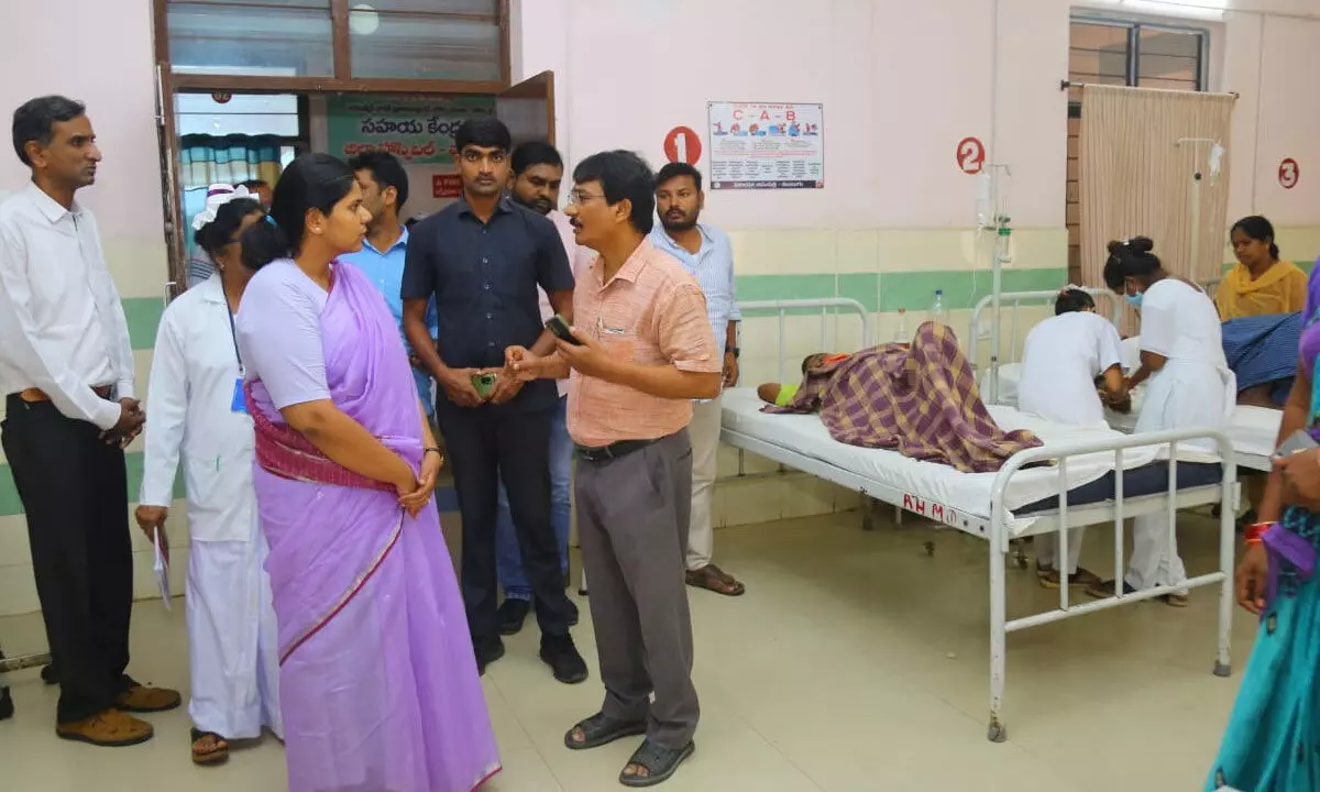 Better medical services should be provided in government hospitals: District Collector Ila Tripathi