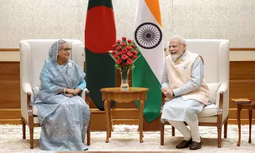 Modi holds bilateral talks with Bangladesh PM Sheikh Hasina
