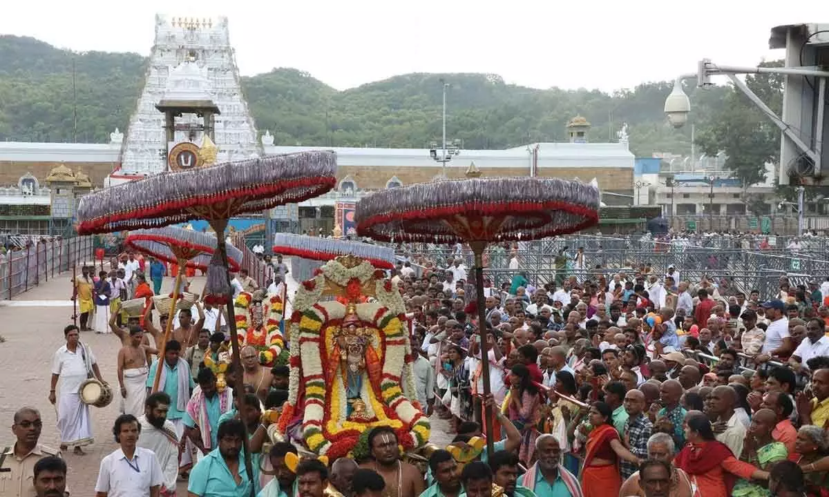 Utlotsavam celebrated grandly in Tirumala
