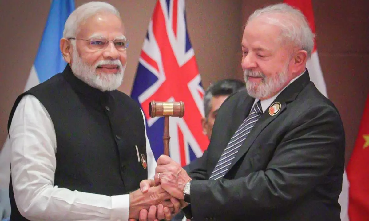 India hands over the G20 presidency to Brazil at a symbolic event
