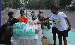 Taking Care of Health of the runners at HANS Marathon