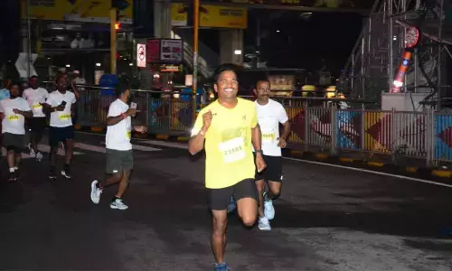 Half Marathon starts: Youth actively takes part