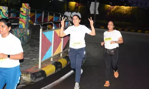 Great initiative by Hans to create awareness about prevention of suicides- Runners