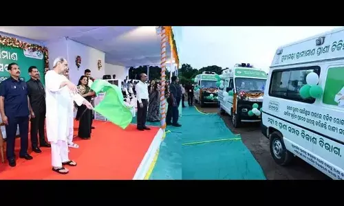 CM patnaik flags off 181 mobile units to provide livestock healthcare