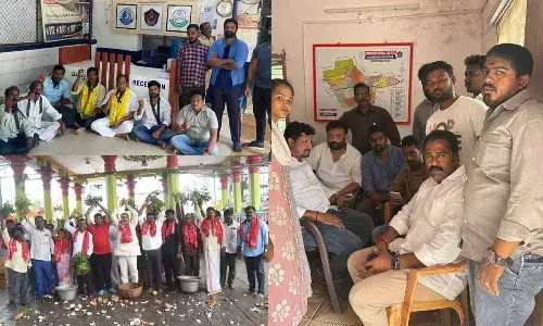 TDP cadres protest fasts foiled by police in Tirupati