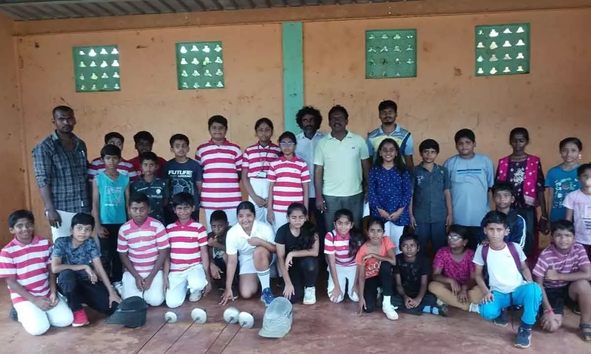 Krishna district fencing boys & girls teams selected