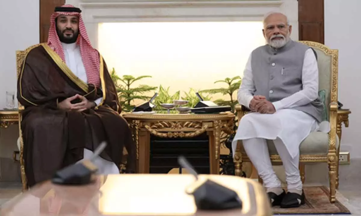 Modi holds talks with Saudi Crown Prince, reviews wide range of bilateral issues