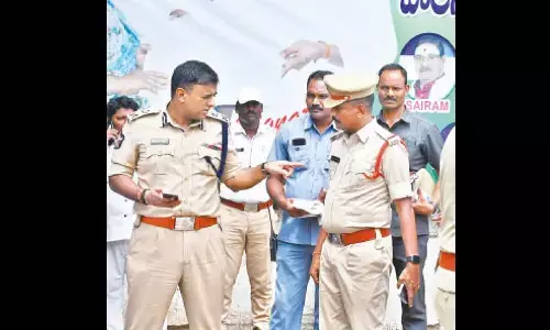 Vijayawada: Heavy police bandobast at ACB Court complex