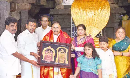 Krishnamurthy sworn in as TTD Trust Board member