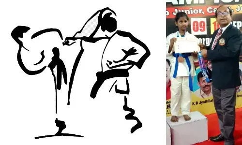 Pebbair student wins karate medal