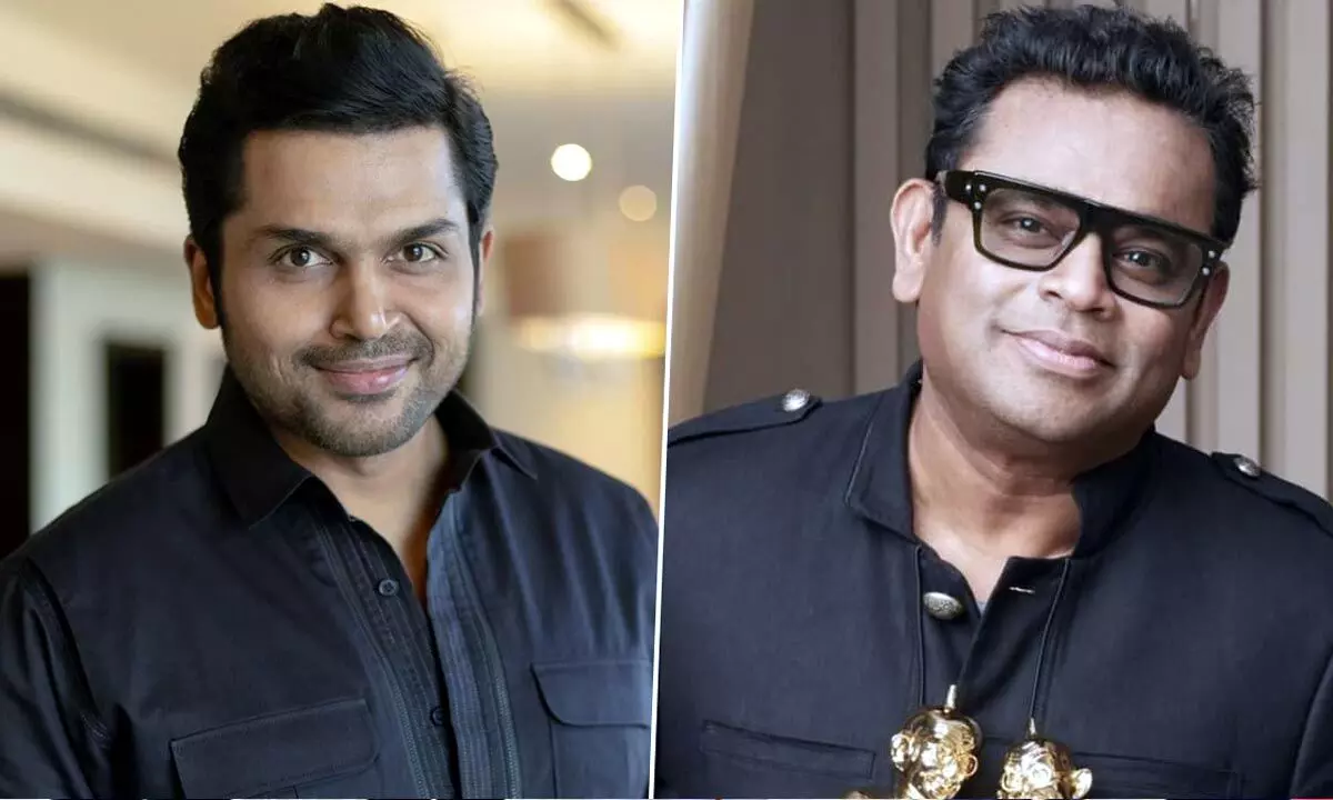 Karthi complains to AR Rahman, says he stands by composer but events need to be better organised
