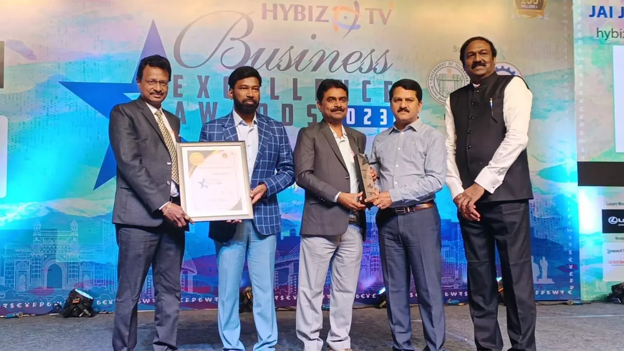 EQIC Dies and Moulds Engineers Pvt Ltd receives HyBiz award