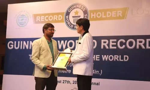 Dr Javeed MD from Khammam who achieved the rare feat