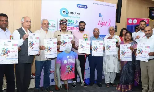 Stephen Raveendra launches T-shirt for The Worlds Largest Cancer Awareness Run Global Grace Cancer Run-2023