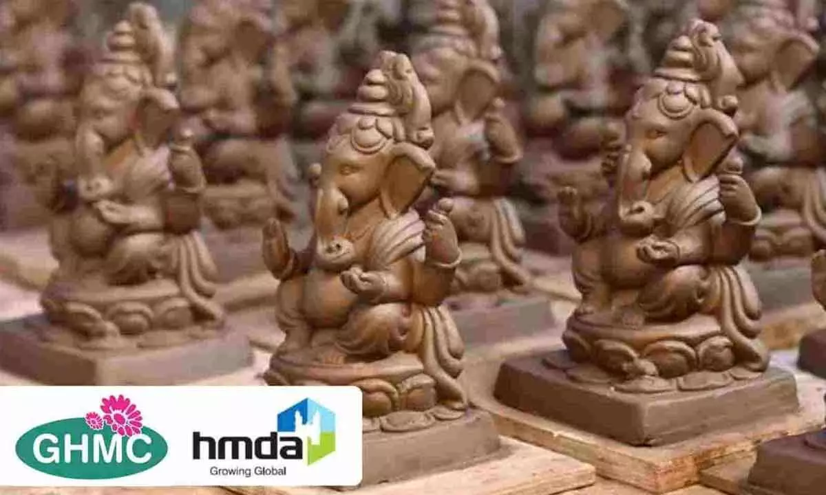 Ganapati Bappa Morya: Clay Ganeshas set to make way into homes in Hyderabad