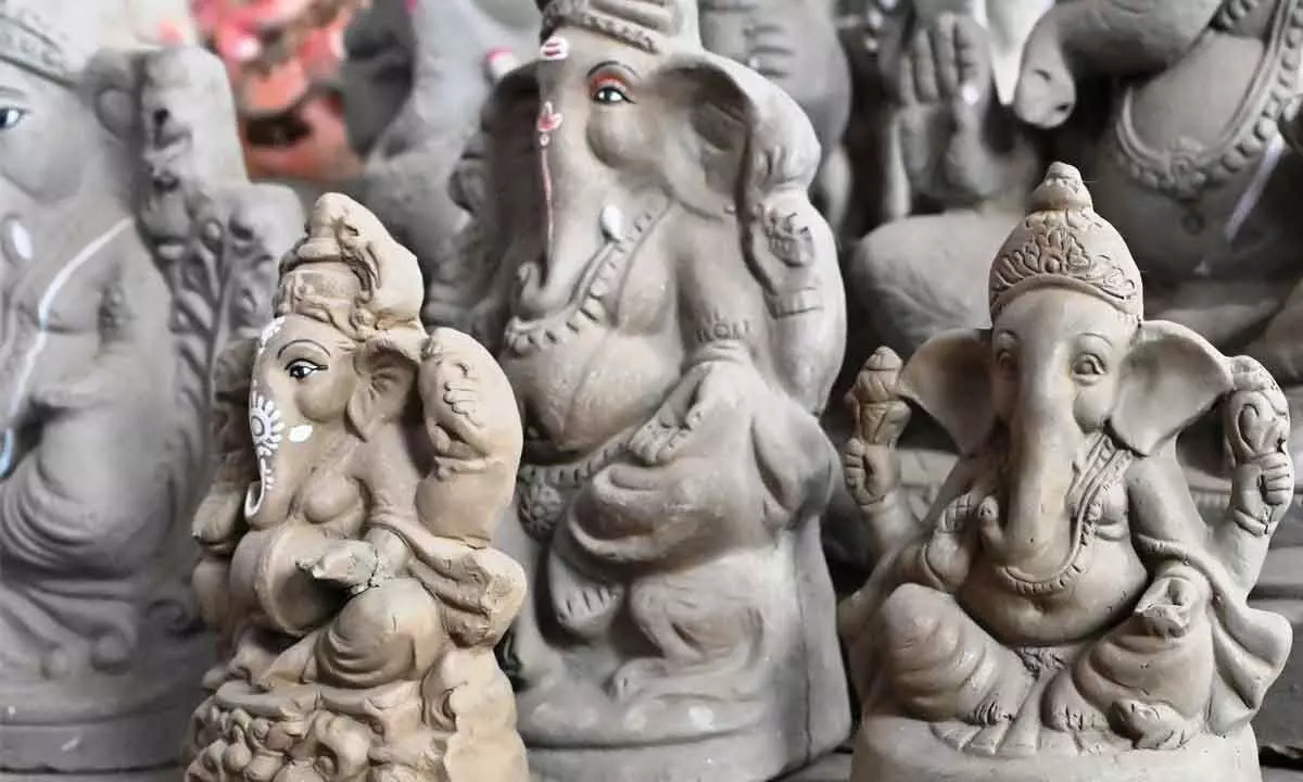Hyderabad: PoP idols flood markets as city faces crunch of green Ganeshas