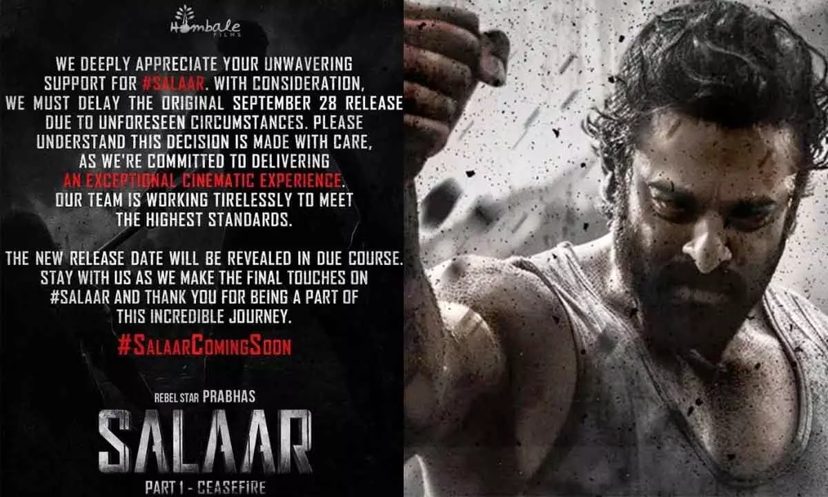 Official: ‘Salaar’ gets postponed; new release date is still under wrap