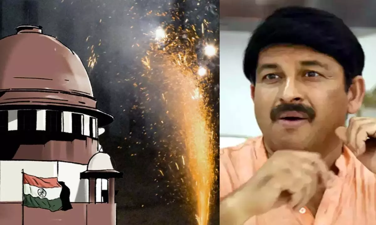 Supreme Court has dismissed Manoj Tiwaris petition regarding the use of green firecrackers