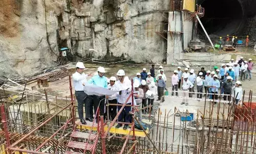 Polavaram: Genco MD K V N Chakradhara Babu inspects works of Polavaram hydropower plant