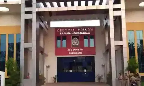 Huge police security at the central jail